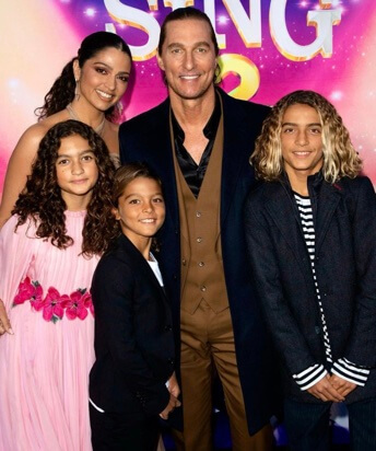Family of Vida Alves McConaughey